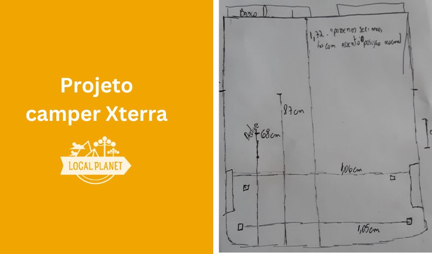 Projeto para construir uma camper dentro Xterra, transformando em "motor home"