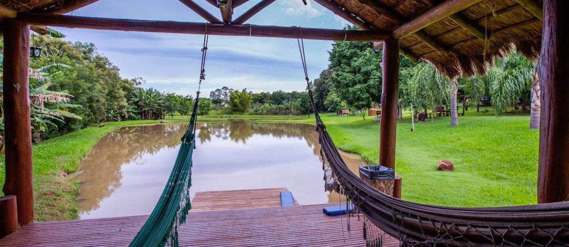 Vista do Hostel Nature em Foz do Iguaçu